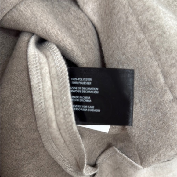 Tan Utility Jacket with Oversized Fit and Shirt Collar - Picture 3 of 7